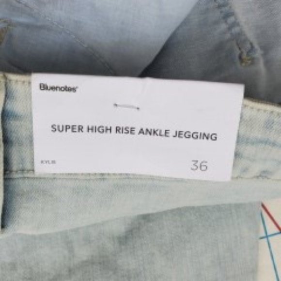 Bluenotes Super High Rise Ankle Jegging Kylie Skinny Women's Size 36 Jeans 32x26 - Picture 12 of 15